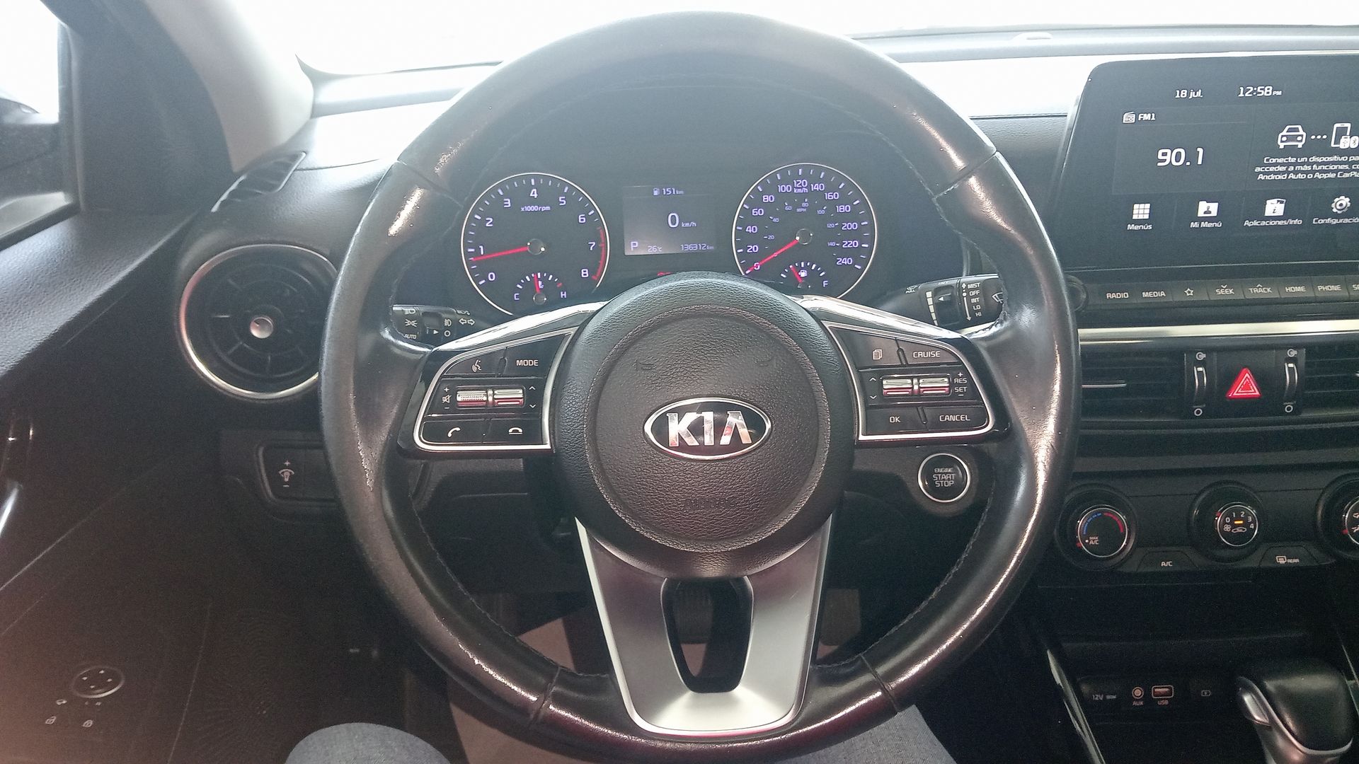 2020 Kia FORTE NEW FORTE EX IVT SEDAN 2.0L 4PTAS 4CIL 6VEL