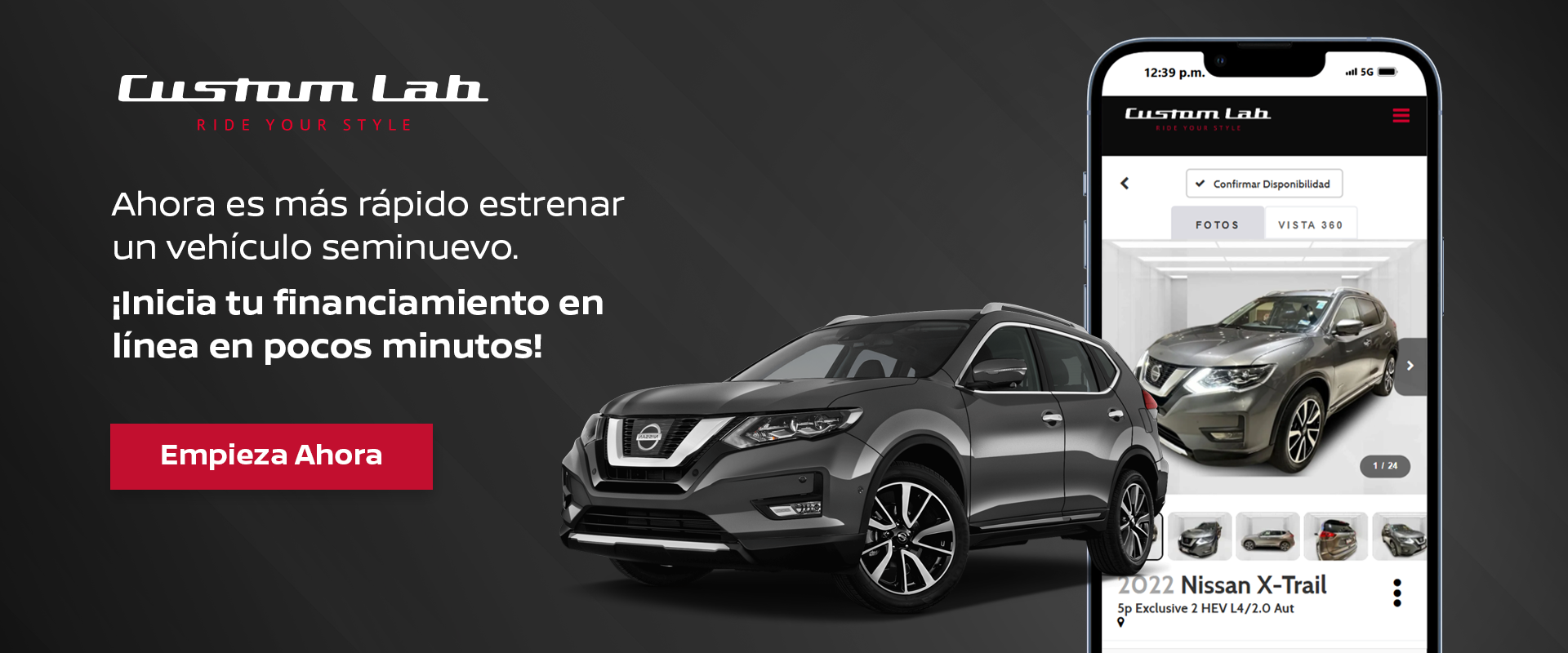 Comienza tu financiamiento